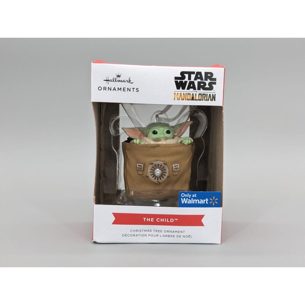 Hallmark Disney Grogu in Satchel Star Wars Mandalorian Christmas Tree Ornament